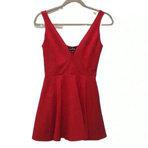 Lulus I Feel Good Red Skort Dress Size XS